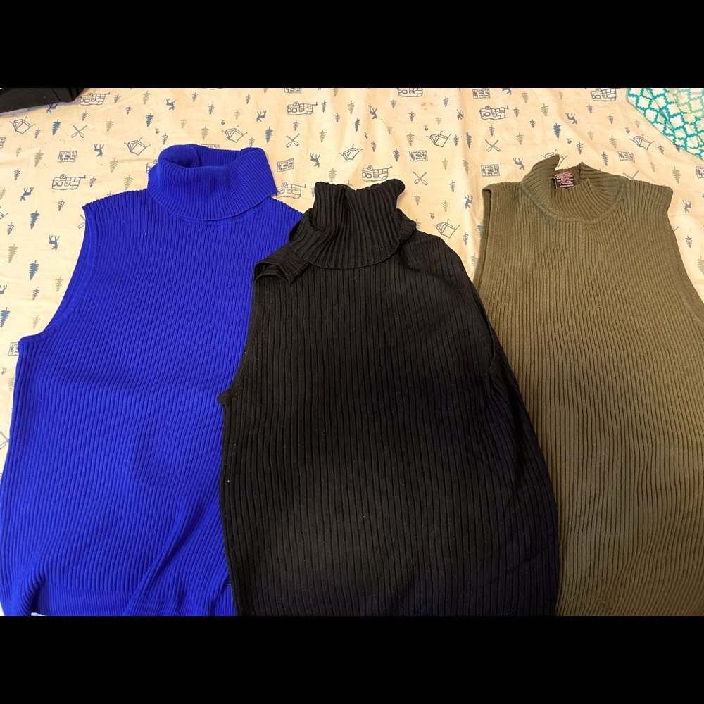 Bundle of sleeveless tops